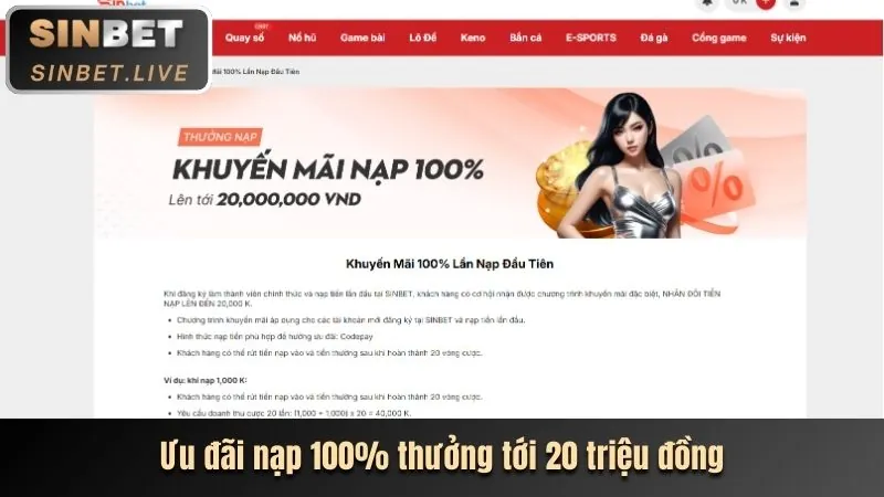 Giao diện người dùng tối ưu của ứng dụng vin55